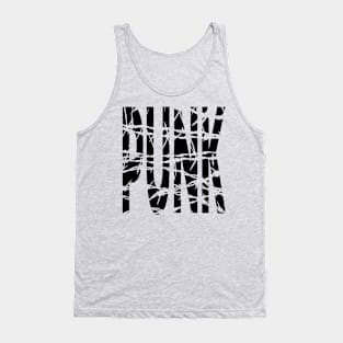 PUNK wire barbs black design Tank Top